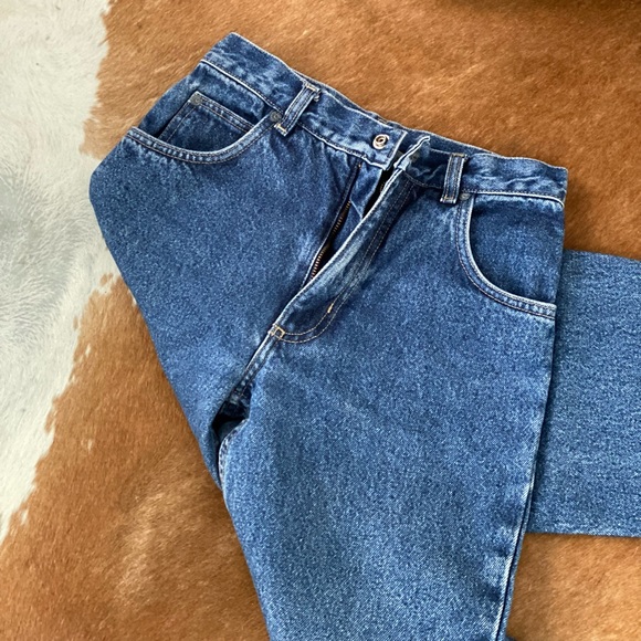 New Legends vintage denim 100% cotton relaxed fit 10r  blue - Picture 3 of 5